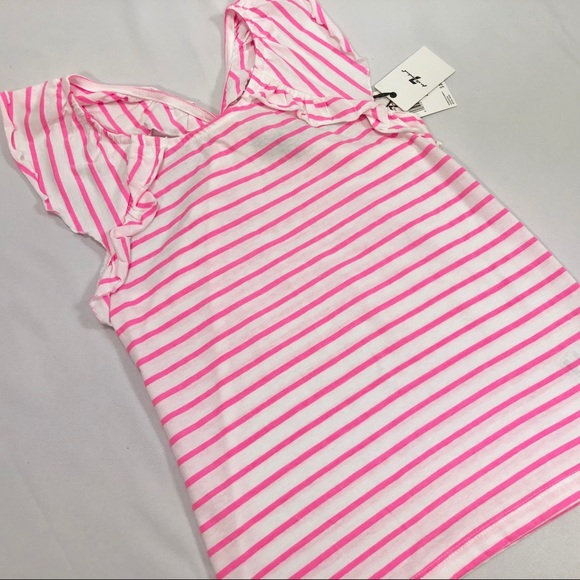 Seven 7 For All Mankind Ruffle Flutter Tank Top - Picture 3 of 6